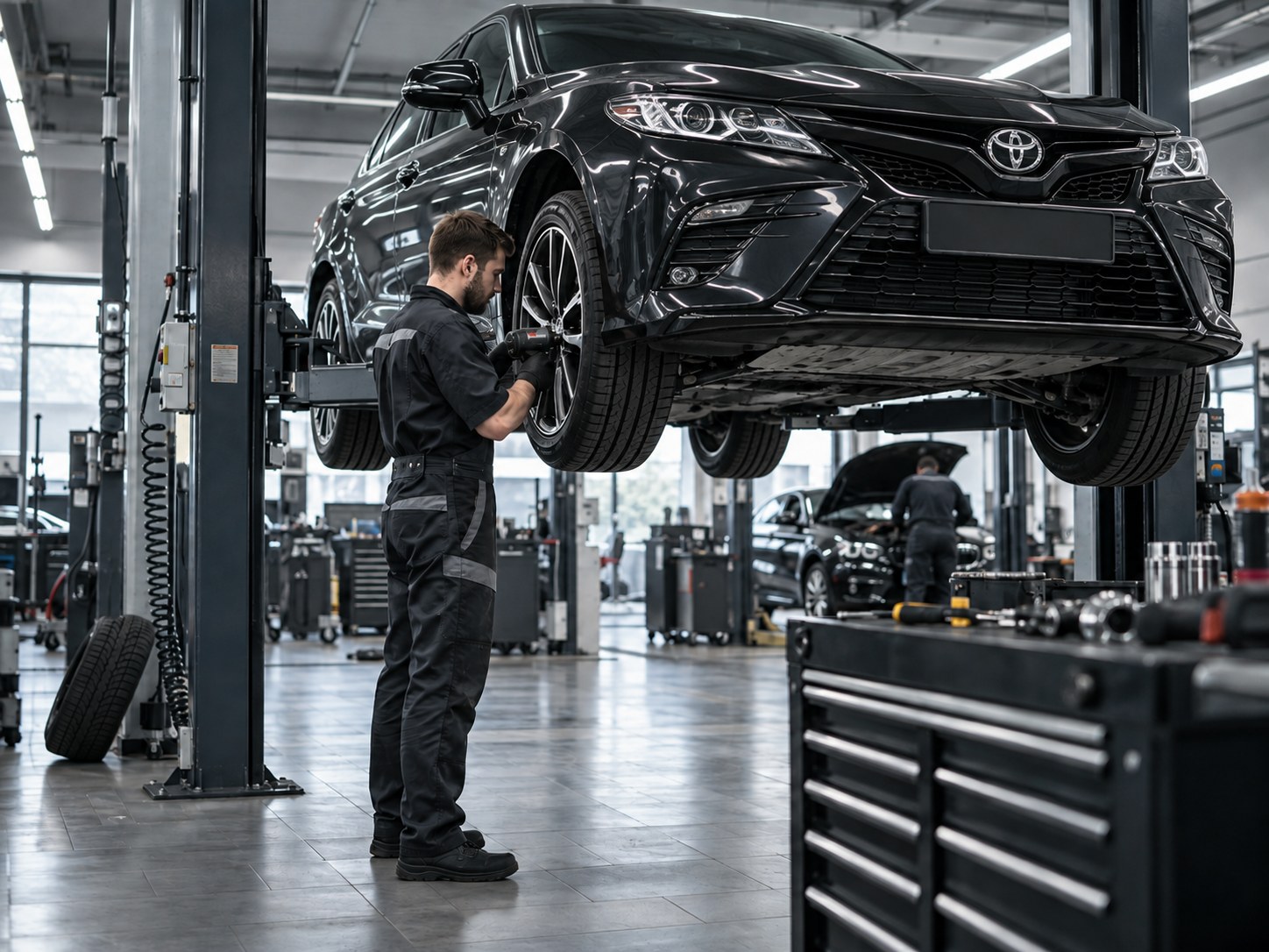 Toyota Camry — Стук в передней подвеске